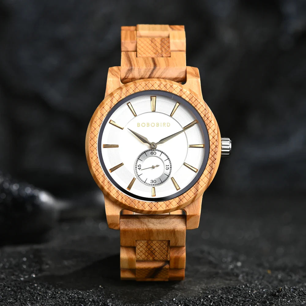 Relógio Masculino de Madeira WoodForest